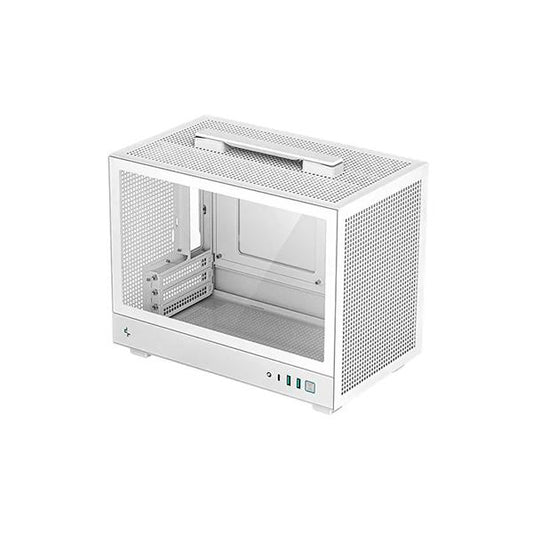 DEEPCOOL CASE MINI ITX CH160 WHITE ultraportabile & alto flusso d'aria